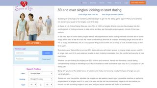 Dating Singles Over 60, Join Free & Meet & Start dating 60 plus ...