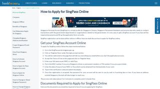 Apply For Singpass - Check Your Application Status Online