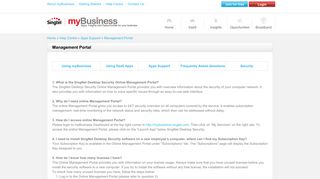 Management Portal | myBusiness Network - myBusiness - Singtel