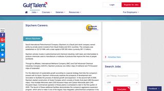 Sipchem Careers & Jobs | GulfTalent