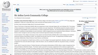 Sir Arthur Lewis Community College - Wikipedia