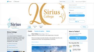 Sirius College (@siriuscollege) | Twitter