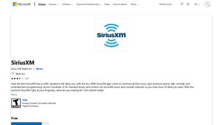 Get SiriusXM - Microsoft Store