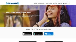 Get the SiriusXM App | SiriusXM Canada