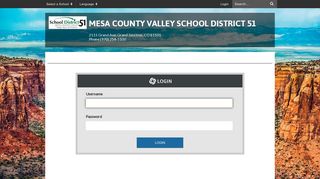 Login - Mesa County Valley School District 51