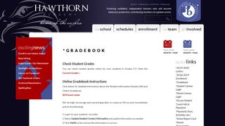 Gradebook - Hawthorn Academy