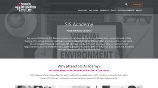 SIS Academy Virtual Training - Surgical Information Systems