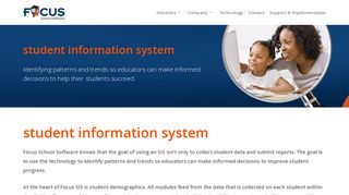 Student Information System – Focus School Software