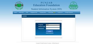 Login - Punjab Education Foundation