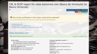sisbe.banvenez.com (Banco de Venezuela SA Banco Universal)