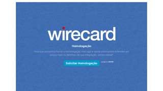 Homologação API V2 - Developer Center Wirecard