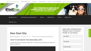 New Sisel Site - Sisel Australia - Sisel International Distributor Katie