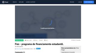 Fies - programa de financiamento estudantil. by Vitor Hugo on Prezi