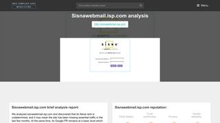 Sisna Webmail Isp. sisna.com Login - Popular Website Reviews