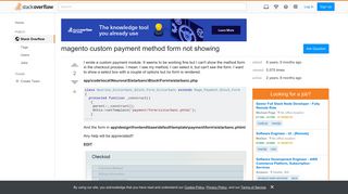 magento custom payment method form not showing - Stack Overflow