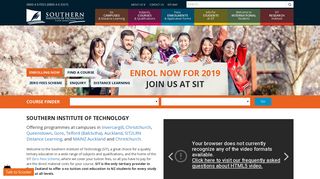 SIT - Southern Institute of Technology, New Zealand | Invercargill ...