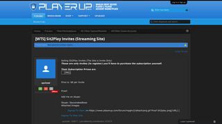 [WTS] Sit2Play Invites (Streaming Site) | PlayerUp Accounts ...