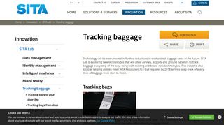 Tracking baggage | SITA