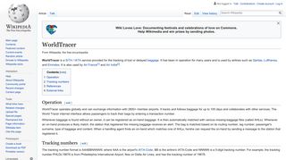 WorldTracer - Wikipedia