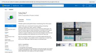 Site24x7 - Microsoft AppSource