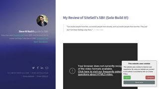 SBI! Review by Steve M Nash - A Personal Guide