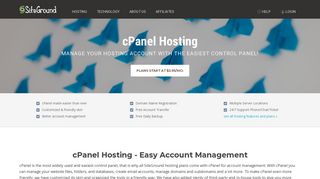 cPanel Hosting - Unmatched Speed, Support & Security - SiteGround