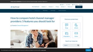 How to compare hotel channel manager providers - SiteMinder
