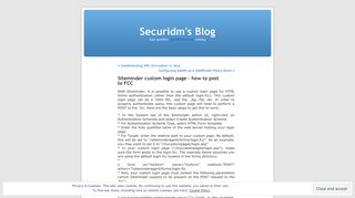 Siteminder custom login page – how to post to FCC | Securidm's Blog