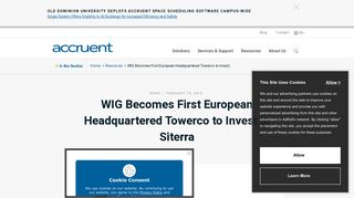 WIG Becomes First European Headquartered Towerco to Invest in ...