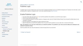 Publisher Login - SiteScout AdServer