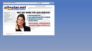 Sitestar.net Advanced Internet Service