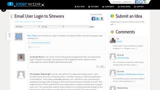 Email User Login to Siteworx | InterWorx