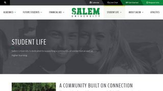 Salem University - Student Life Information