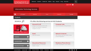 ITS - Students - Home - SIUE