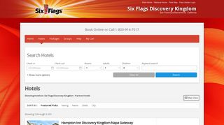 Six Flags Discovery Kingdom - Partner Hotels Hotels - Hotels in Six ...