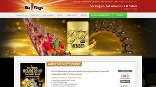 Gold Plus Membership | Six Flags Great Adventure