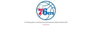 Philadelphia 76ers | Online Ticket Office | My Account - Activate Cookies