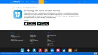 Six Pack App: Abs Trainer & Custom Workouts - Runtastic