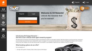 SX Rewards – Sixt rent a car's travel agent rewards program