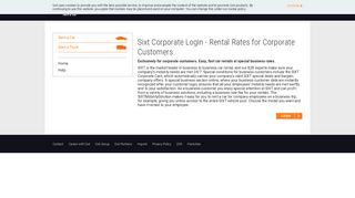 Corporate Customers | Sixt rent a car