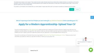 Apply for a Modern Apprenticeship: Upload your CV - Sixth Sense ...