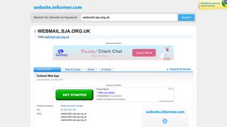 webmail.sja.org.uk at WI. Outlook Web App - Website Informer
