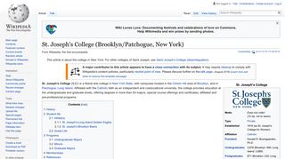 St. Joseph's College (Brooklyn/Patchogue, New York) - Wikipedia