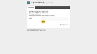 Can't access my account - sjm