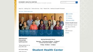 Student Health Center | San Jose State University