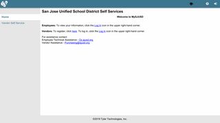 MUNIS OnLine Home Page - SJUSD.org