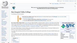 San Joaquin Valley College - Wikipedia