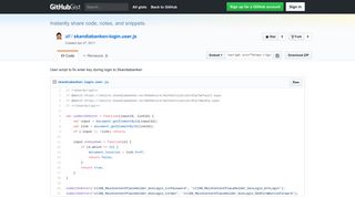 User script to fix enter key during login to Skandiabanken · GitHub