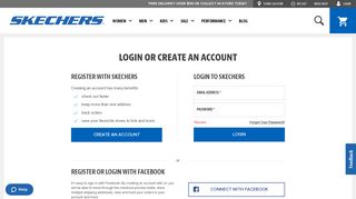 Login or Create an Account | Skechers® Australia