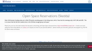Open Space Reservations (Skedda) - San Francisco